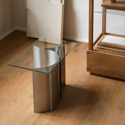 Kristina Dam Studio Curated Sidebord B�rstet St�l