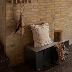 Kristina Dam Studio Curved Bnk - Brstet Rustfrit Stl