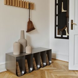 Kristina Dam Studio Curved Bnk - Brstet Rustfrit Stl