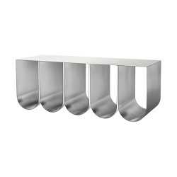 Kristina Dam Studio Curved Bnk - Brstet Rustfrit Stl