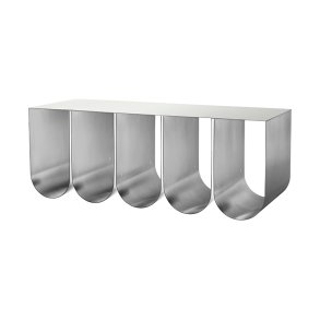 Kristina Dam Studio Curved Bnk - Brstet Rustfrit Stl