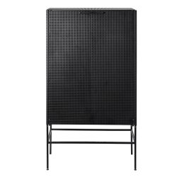 Kristina Dam Grid Skab - Sort