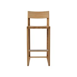 Kristina Dam Studio Outline Barstol 75cm Lakeret Eg/Aluminium