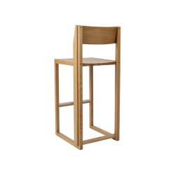 Kristina Dam Studio Outline Barstol 75cm Lakeret Eg/Aluminium