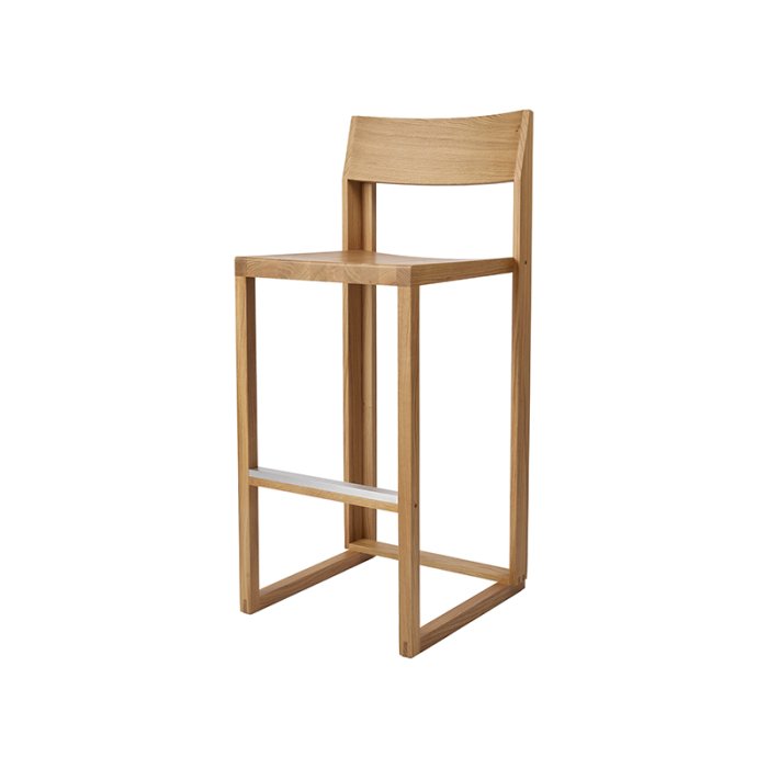 Kristina Dam Studio Outline Barstol 75cm Lakeret Eg/Aluminium