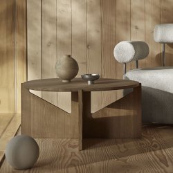 Kristina Dam Simple Table XL Sofabord Varm Lakeret Eg