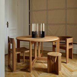 Kristina Dam Simple Stool Taburet Varm Lakeret Eg