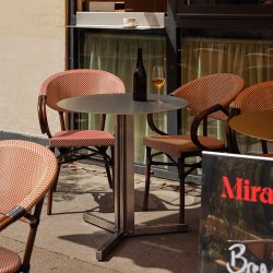 Kristina Dam Studio Split Caf�bord �74cm Rustfrit St�l