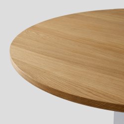 Kristina Dam Studio Split Caf�bord �74cm Rustfrit St�l/Olieret Eg