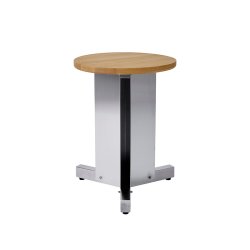 Kristina Dam Studio Split Taburet Rustfrit St�l/Olieret Eg