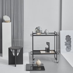 Kristina Dam Simple Stool Taburet Mat Sort