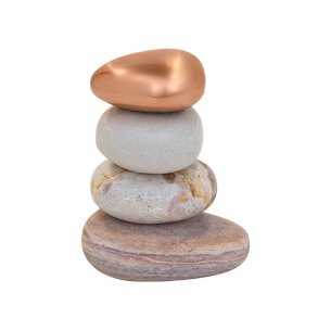 Kristina Dam Studio Rock Pile Skulptur - St af 4 - Jord