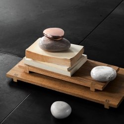 Kristina Dam Studio Rock Pile Skulptur - St af 4 - Jord