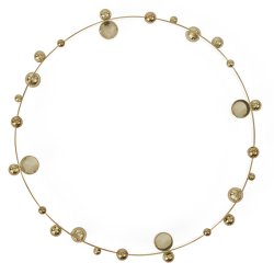 OYOY Pearl Adventsstage - Messing Finish