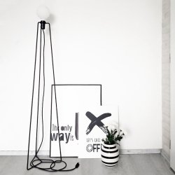 Lampefeber - Model Gulvlampe M3 - Sort