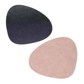 LindDNA - Dkkeserviet - Curve - Large - Double - Bull Varm Gr / Bull Sort