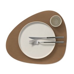 LindDNA D�kkeserviet Curve Large Corduroy Brun
