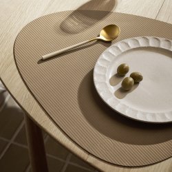 LindDNA D�kkeserviet Curve Large Corduroy Nougat