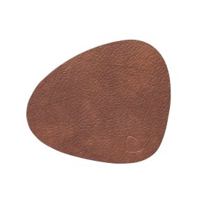 LindDNA - Dkkeserviet - Curve - Small - Bull - Cognac