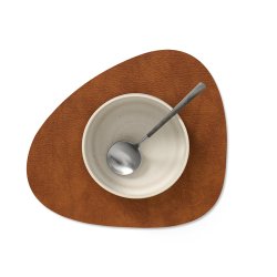 LindDNA - D�kkeserviet - Curve - Small - Bull - Cognac