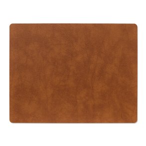 LindDNA - D�kkeserviet - Square - Large - Bull - Cognac