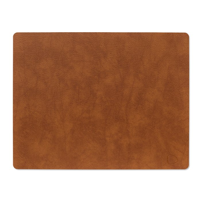 LindDNA - D�kkeserviet - Square - Large - Bull - Cognac