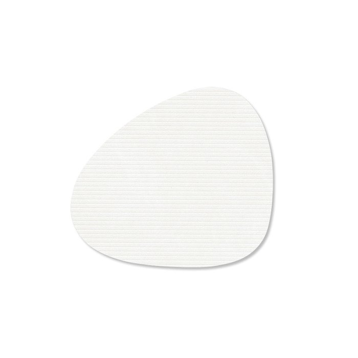 LindDNA Glasbrik Curve Corduroy Pure White
