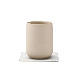 LindDNA Glasbrik Square Corduroy Pure White