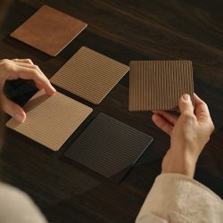 LindDNA Glasbrik Square Corduroy Nougat