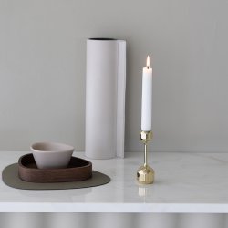 LindDNA Silhouette 120 Lysestage Guldbelagt