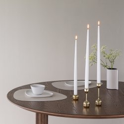 LindDNA Silhouette 120 Lysestage Guldbelagt