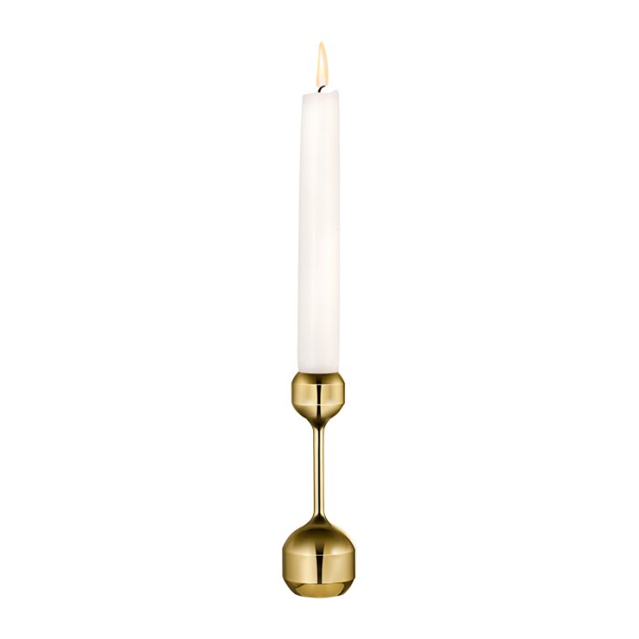 LindDNA Silhouette 120 Lysestage Guldbelagt