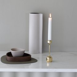 LindDNA Silhouette 145 Lysestage Guldbelagt