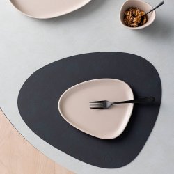 LindDNA Curve Stoneware - Frokosttallerken - Sand