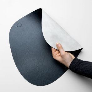 LindDNA - Dkkeserviet - Curve - Large - Double - Cloud Sort / Nupo Metallic