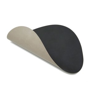 LindDNA - Dkkeserviet - Curve - Large - Double - Nupo Anthracite / Nupo Lysegr