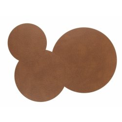 LindDNA Hot Mat Triple Moon bordsknere - Bull/Nature