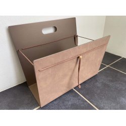 LindDNA - Magasinholder L - Nupo Brun - 2-SORTERING
