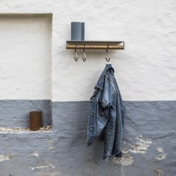 LindDNA - Slim Rail Knagerkke - Nupo Metallic - Eg Natur