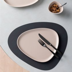 LindDNA Curve Stoneware - Middagstallerken - Sand