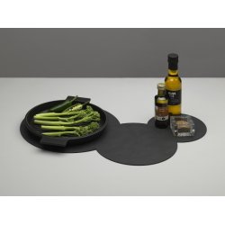 LindDNA Hot Mat Triple Moon bordsknere - Cloud Light Grey