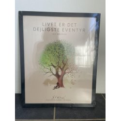 H. C. Andersen Original - Plakat i Ramme - Livets Tr� - 2-SORTERING