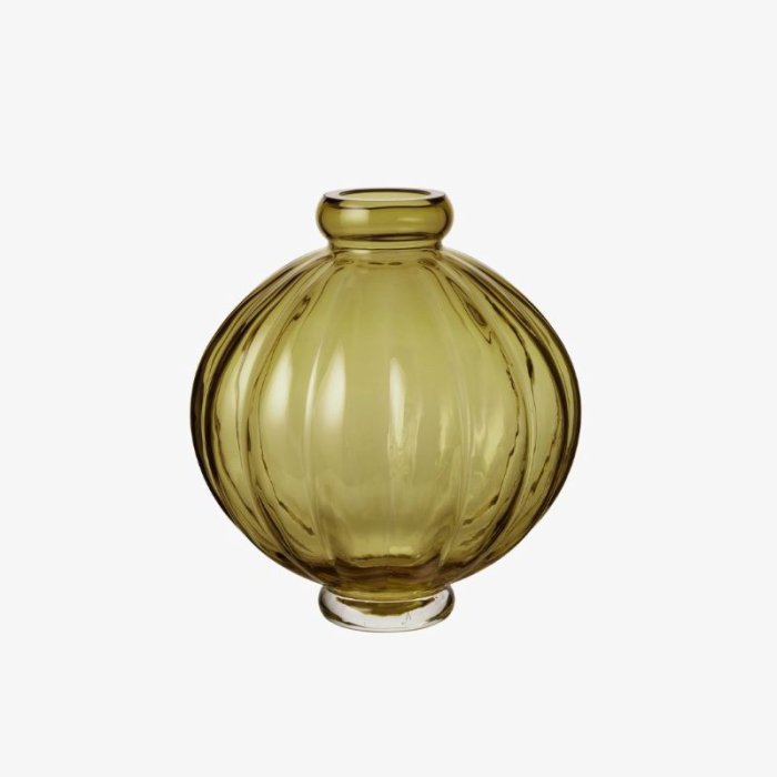 LOUISE ROE Balloon Vase 01 - Olive