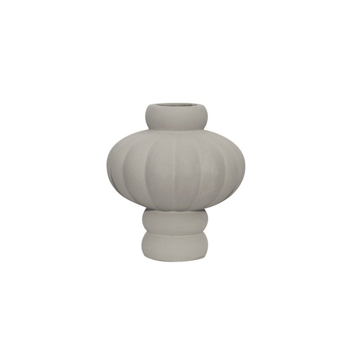 LOUISE ROE Balloon Vase 02 - Sanded Grey