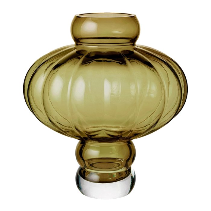 LOUISE ROE Balloon Vase 03 - Olive