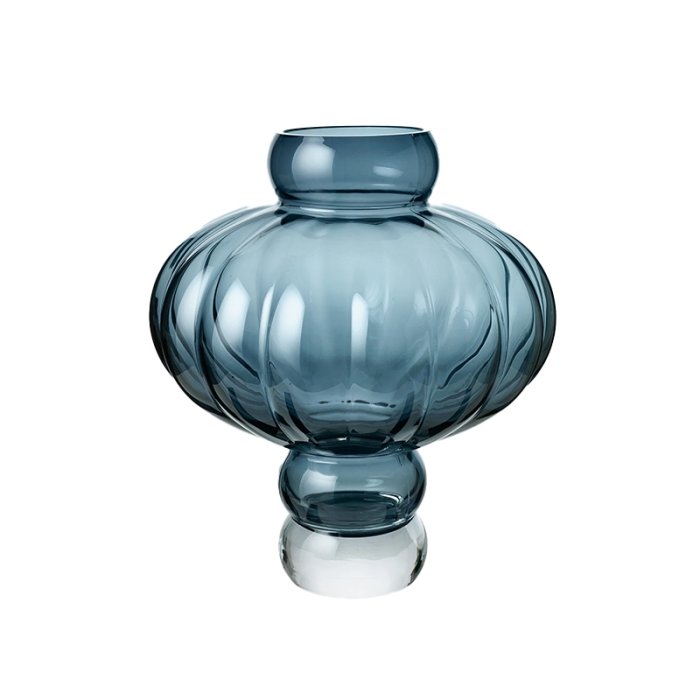 LOUISE ROE Balloon Vase 08 - Blue