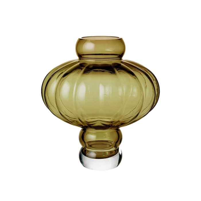 LOUISE ROE Balloon Vase 08 - Olive