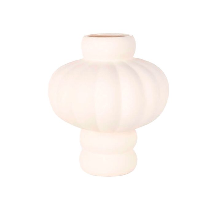 LOUISE ROE Ceramic Balloon Vase 08 - Raw White