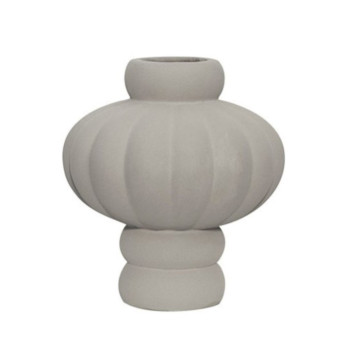 LOUISE ROE Balloon Vase 03 - Sanded Grey