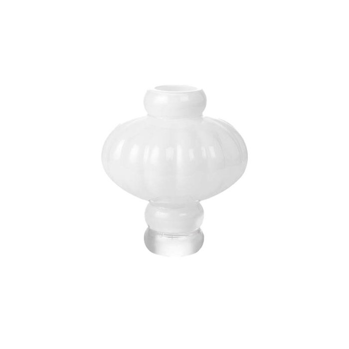 LOUISE ROE Balloon Vase 02 - Opal White